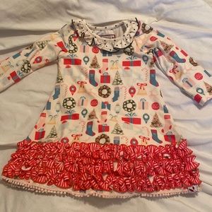 Christmas dress, worn once for Santa pictures!